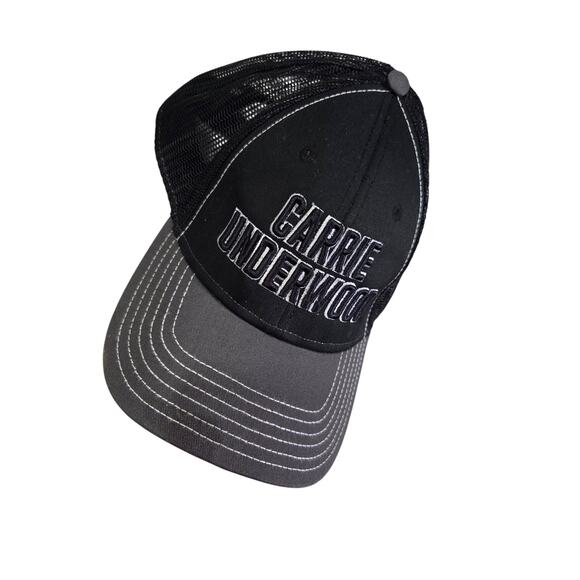 Carrie Underwood Black SnapBack Hat Embroidered Trucker Thick Letter - Picture 6 of 6